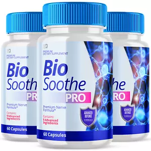 (3 Pack) Bio Soothe Pro, BioSoothe Premium Nerve Pain Formula (180 Capsules) - Picture 1 of 7