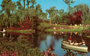 Postcard Lake Eloise Cypress Gardens Florida A1387 Chrome - Picture 1 of 2