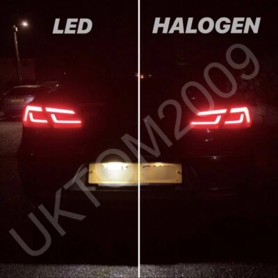 2X VW PASSAT CC REPLACEMENT REAR NUMBER PLATE LED UNITS CANBUS ERROR FREE - Image 1 of 4