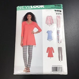 New Look 6439 Easy Pullover Just For Knits Sizes XS- XL Uncut Factory Folded NOS - Picture 1 of 5