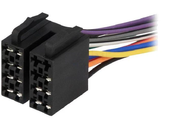 Fiche Autoradio ISO 13PIN male fils nus - Photo 1/1