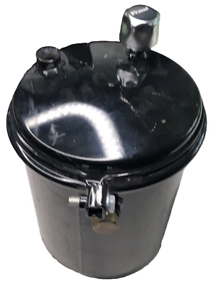 Gillig Hydraulic Tank Black Steel, Inlet, Outlet, Drain, Breather - Image 1 of 4