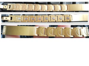 500 Gauss Stainless Steel Magnetic Bracelet - Picture 1 of 4