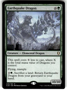 Earthquake Dragon Commander Legends: Battle for Baldur's Gate Regular MTG NM - Bild 1 von 2