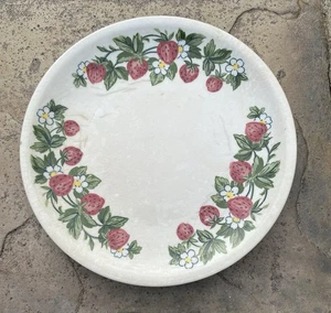 Platillo de fresa Shenandoah Ware vintage - Imagen 1 de 7