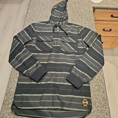 Chaqueta de snowboard ANALOG by BURTON para hombre talla S INTEGRATE franela pesada con capucha Foto 1 de 4