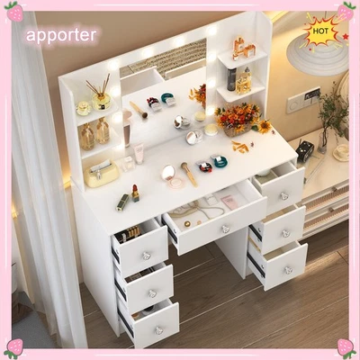 YAMISSI 10 Light Bulbs LED Mirror For Bedroom Makeup Vanity Dresser Table Desk US Ship