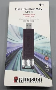 Kingston 1 TB DataTraveler MaxA USB 3.2 Tipo A Flash Drive Memory Stick - OpenBox - Imagen 1 de 2