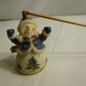 Schneemann Weihnachten Kerze Schnüffler mit dekorativem Griff von Home Interiors - EUC - Bild 1 von 6