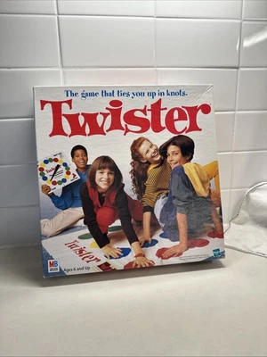 Twister Game VTG 1998 Milton Bradley Hasbro Instructions Age 6+ Box Edges Flawed - Image 1 of 4