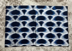 Crate & Barrel x B. Costas 20”x13 Ayla Pillow Cover Sham Blue Embroidered - Picture 1 of 6
