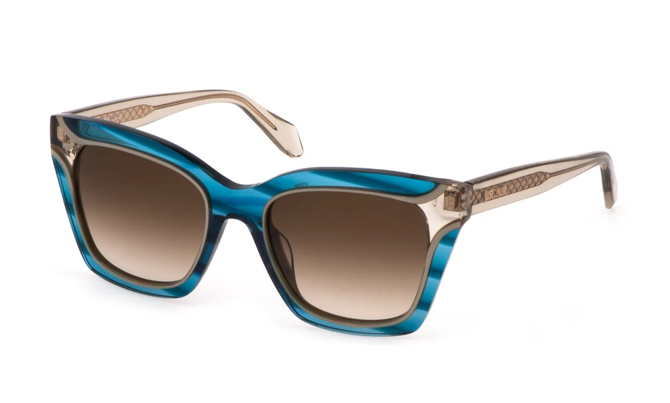 Gafas de sol para mujer Just Cavalli SJC024V 0931 VERDE/BLU STRIATO LUCIDO 52/20/140 Foto 1 de 1