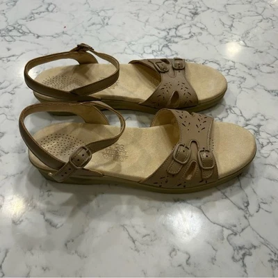 SAS Woman’s Tan Sling Back Open Toe Sandal Shoes Size 11S - Image 1 of 4