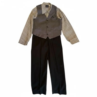 Traje de tres piezas para niño Hudson Ferrell talla 7 Foto 1 de 4