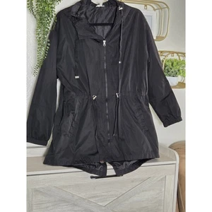Time and Tru Black zip-up jacket size L - Picture 1 of 8