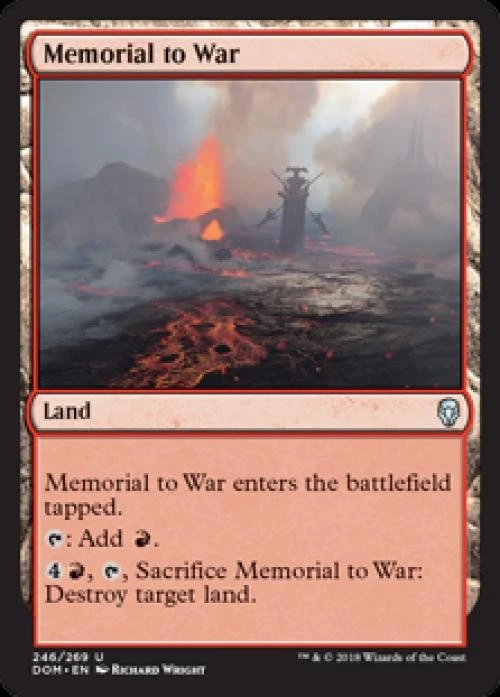 Memorial to War -Foil Near Mint MTG Dominaria - Image 1 of 1