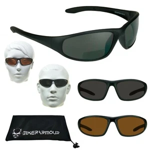 Gafas de sol Ansi Z87 para conducir tiro gris HD azul bloqueo de luz - Imagen 1 de 12