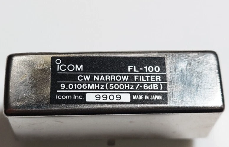 ICOM FL-100 500hz CW Narrow Filter For IC 756/746/706MKIIG Working - Image 1 of 1