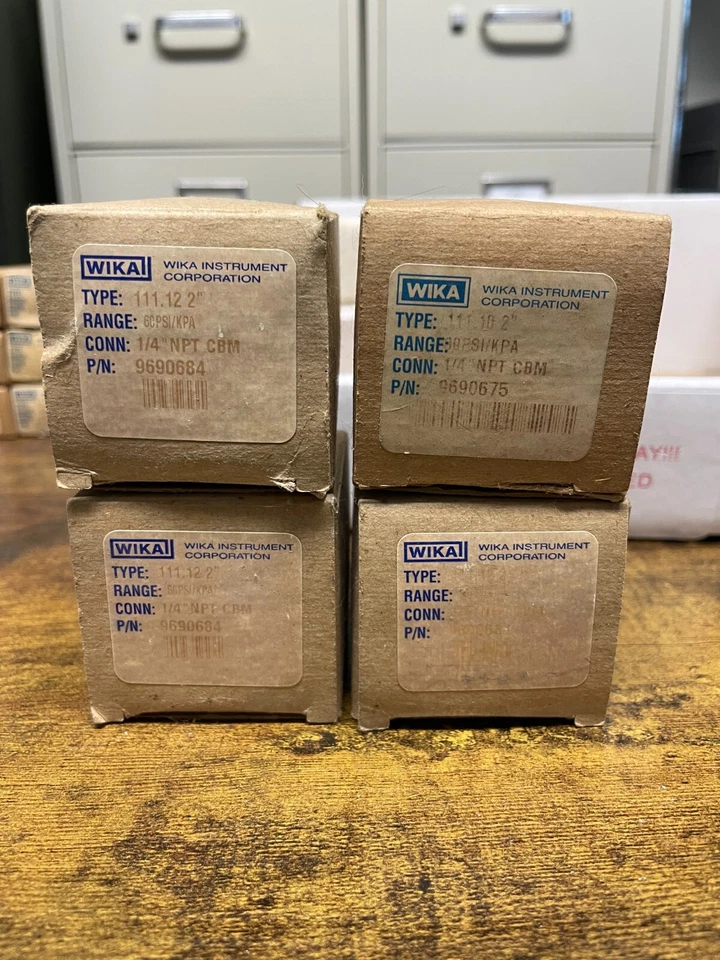 1PC  Wika Instrument Corporation 9691141 Pressure PSI Gauge 0-100 1/4" Connect - Image 1 of 1