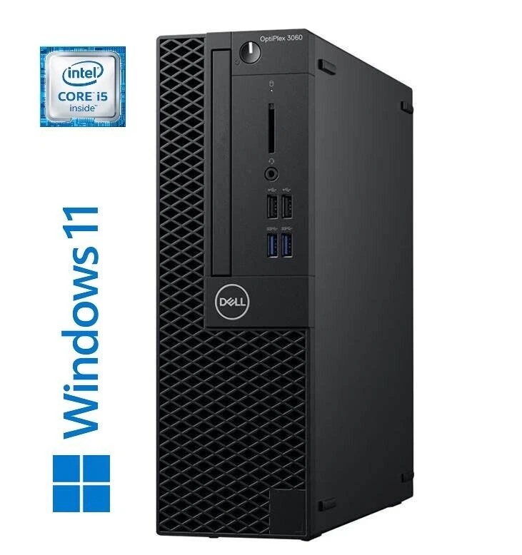 DELL OPTIPLEX 3060 SFF CORE i5 8500 6CORE 8/16GB 256GB/512GB SSD WIN 11 DESKTOP - image 1 of 1
