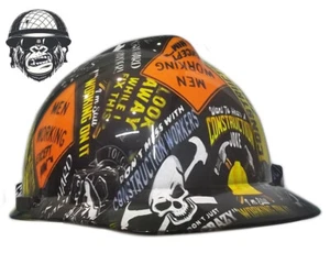 Custom Hydrographic Safety Hard Hat Mining Industrial CONSTRUCTION CAP - Picture 1 of 4