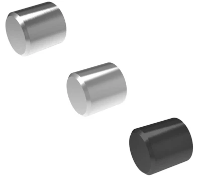 SELLON24 Endkappe Aufsteckkappe ∅15mm für Rohr ∅12,0 Edelstahl Schwarz Kappe Zylindrisch