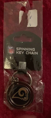 NFL St. Louis Rams  Spinning Logo Key Ring Keychain $4.99 Cover