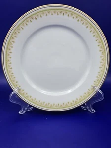 Haviland Limoges Harsch Berlin Green Gold Trim Luncheon Plates Set of 4 - Picture 1 of 6