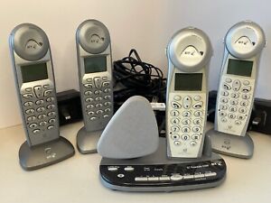 BT Freestyle 4500 quad  wireless home phone pack with chargers