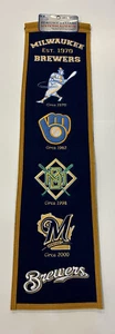 Milwaukee Brewers MLB Winning Streak Embroidered Heritage Banner! - Picture 1 of 6