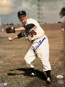 Autographed DICK WILLIAMS Brooklyn Dodgers 11 X 14 photo with JSA COA - Picture 1 of 1