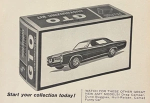 1967 AMT Pontiac GTO model kit magazine Ad ready to frame - Picture 1 of 2