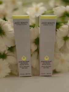 2x Juice Beauty Stem Cellular Anti-Wrinkle Booster Serum, 0.26 fl oz Free Ship - Picture 1 of 1