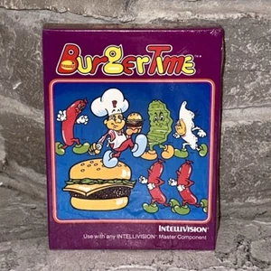 New 1983 Intellivision Burgertime Factory Sealed Video Game No. 4549 - Picture 1 of 8