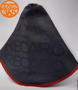 Manopola cambio universale Recaro scuro ingranaggi Gaiter Gator materiale manopola cambio JDM UK - Foto 1 di 3