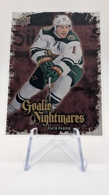 2016-17 UPPER DECK GOALIE NIGHTMARES ZACH PARISE #GN-15 MINNESOTA WILD - Image 1 of 2