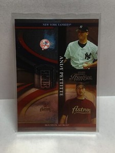2005 Playoff Prestige Changing Stripes Foil #12 Andy Pettitte Yanks-Astr  #d/100