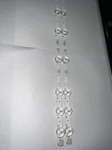2 Barrettes Leds 17DLB32NER1 B32F545B 32L3863DG TX-32E302B 32D1334DB Pour Tv - Photo 1/5