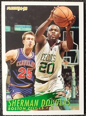1994-95 Sherman Douglas Boston Celtics NBA Fleer Foil Card #11 - Image 1 of 2