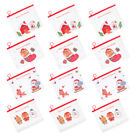  12 Pcs Christmas Ring Bag Carrier Holder Pencil Pouch Case Multifunction