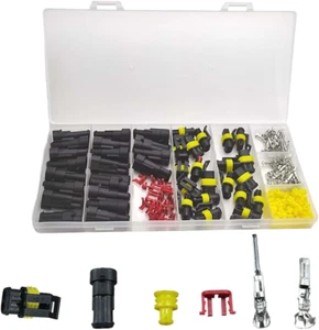 20 kits de conectores de cable eléctricos impermeables de 2 pines para coche camión barco 12 V - Imagen 1 de 11