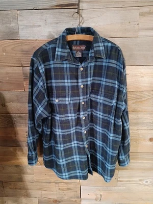 Moose Creek Plaid Heavy Flannel Shirt Men's Sz. XL Long Slv. Thick 100% Cotton - Image 1 of 4