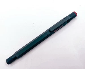 NOS Rotring 600 Fountain Pen Black Metal M Nib Free Shipping - Picture 1 of 6