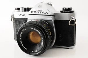 CLA'd [Near MINT] PENTAX KM 35mm SLR Film Camera XR RIKENON 50mm f/2 From JAPAN - Picture 1 of 13