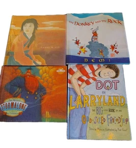 Childrens Hardcover Book Lot beautiful Artwork Picture Story Books Unique Rare - Picture 1 of 24