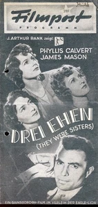 Drei Ehren - Phyllis Calvert - Filmpost Programm - FP 289 gelocht (72/7) - Picture 1 of 1