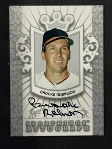 Sport Kings Brooks Robinson 2013 autógrafo plateado automático A-BRO2 HOF - Imagen 1 de 2