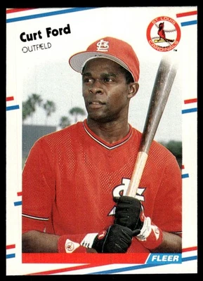 1988 Fleer Curt Ford Pack Fresh St. Louis Cardinals #32 - Image 1 of 2