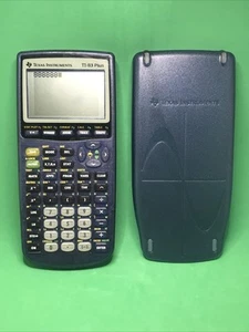 Texas Instruments TI-83 Plus Graphing Calculator with Cover TESTED + WORKING - Picture 1 of 6