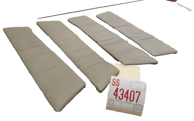 Volvo 850 1993 1997 panel de puerta cuero inserción moldura almohadilla cubierta delantero trasero conjunto OEM Foto 1 de 4